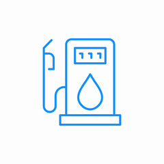 fuel station icon sign vector © Nijat