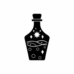 creative Silhouette elixir Icon Vector Illustration