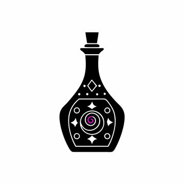 creative Silhouette elixir Icon Vector Illustration