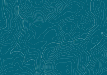 Topographic map background with altitude lines. Abstract terrain topography with elevation levels of the relief © swillklitch