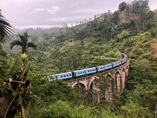 Nine Arch Bridge in Sri Lanka