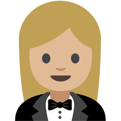 Woman in Tuxedo Emoji