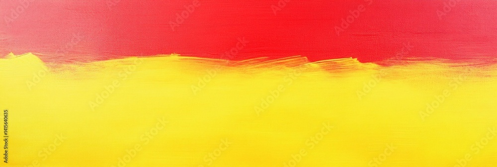 Poster vibrant red and yellow abstract background with smooth brush strokes creating a warm and inviting at