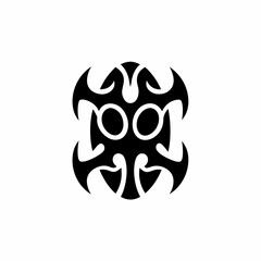 creative Silhouette poison Icon Vector Illustration