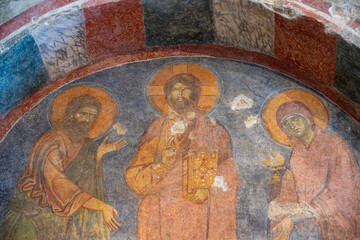 St Nicholas Church, Santa Claus Church, in Demre, Turkey. It is a historic East Roman basilica church of ancient city Myra.