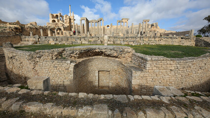 Teatro, Yacimiento arqueológico de Dougga, Túnez