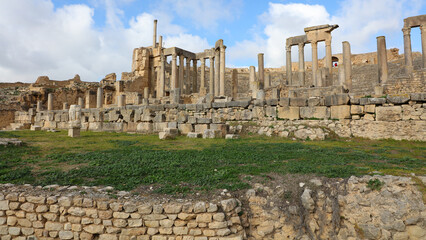 Teatro, Yacimiento arqueológico de Dougga, Túnez