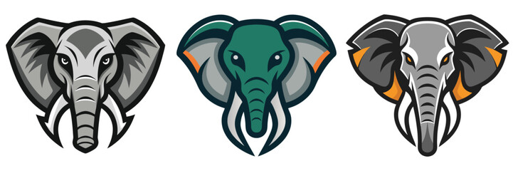 bundle of elephant heads, elephant png