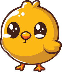 baby chick cute cartoon
