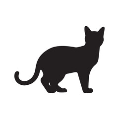 cat silhouette vector