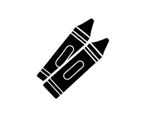 creative details Crayon Icon Vector Illustration