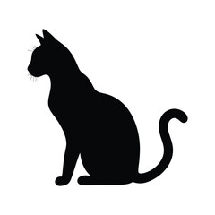 cat silhouette vector