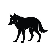 Wolf silhouette