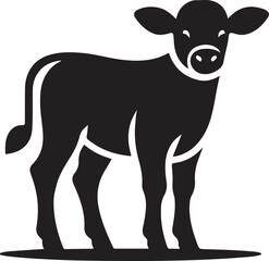 cow cartoon vector illustration