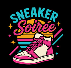 Pink Sneaker Fun Design
