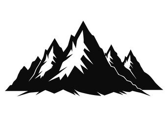 Fototapeta premium Mountain Forest Tree Landscape Silhouette