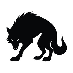 Wolf silhouette