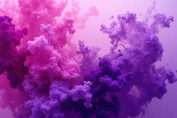 Naklejka premium Mesmerizing Ink in Water Photography: Swirling Colors Create Dreamlike Patterns