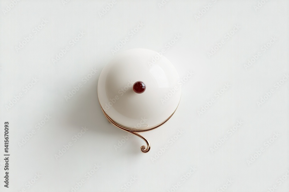 Poster decorative lid with intricate design displayed on a simple background highlighting craftsmanship and
