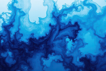 Fototapeta premium Mesmerizing Ink in Water: Close-Up Experimental Photography of Swirling Colors