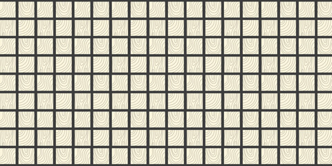 Abstract pattern of squares with drawn lines inside