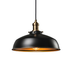 hanging light for restaurant isolated on transparent background.