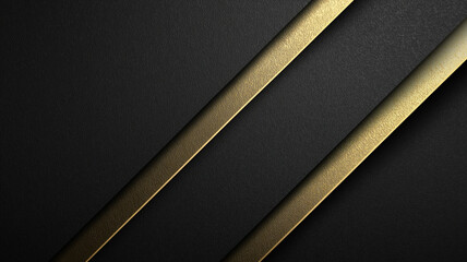 sleek dark gradient backdrop with metallic gold lines creates luxurious and elegant design. textured surface adds depth and sophistication, perfect for modern aesthetics