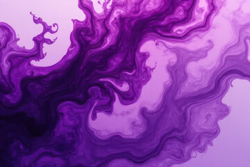 Mesmerizing Ink Swirls: Close-Up Photography of Vibrant Purple and Orchid Patterns in Water