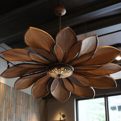Stylish Wooden Ceiling Fan