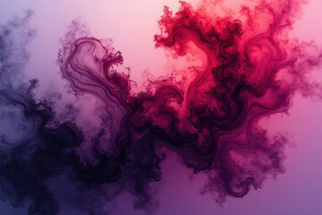 Fototapeta premium Mesmerizing Ink in Water: Swirling Colors Create Dreamlike Patterns