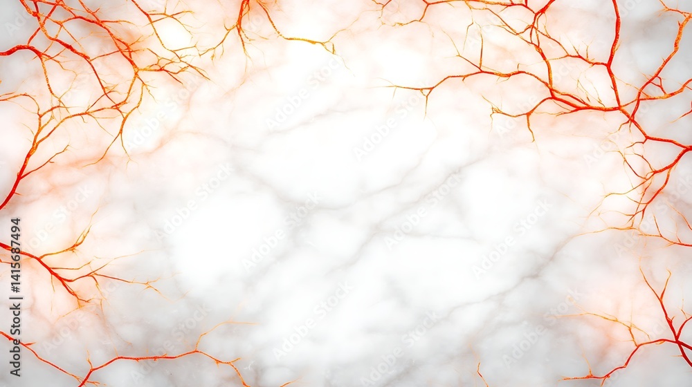 Aufkleber soft abstract background with red veins and marble texture for creative projects