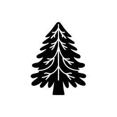 Fototapeta premium creative details Pine Tree Icon Vector Illustration