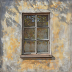 Old Window with Shadows