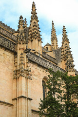 Architectural details of the Cathedral of Segovia