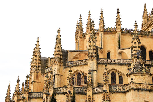 Architectural details of the Cathedral of Segovia