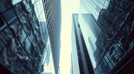 modern office buildings