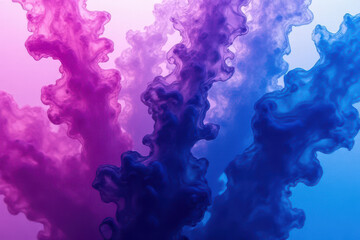 Fototapeta premium Mesmerizing Ink in Water: Swirling Colors Create Dreamlike Patterns