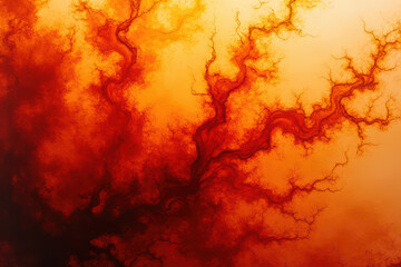 Obraz premium Mesmerizing Abstract Photography: Swirling Ink in Water Creates Dreamlike Patterns