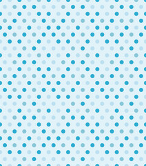 Seamless Blue Dot Pattern Background EPS Vector