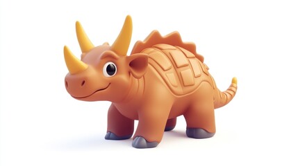 xerus animal 3d rendering isolated on white background. Cartoon plastic style icon