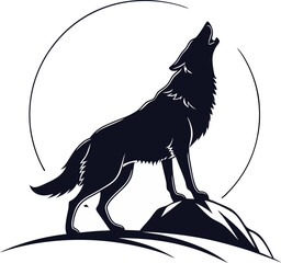 wolf head silhouette