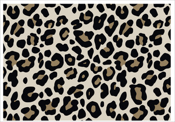 leopard animal print vector design and background	
