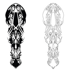 tribal tattoos, ornament shapes, tribal design sign symbols