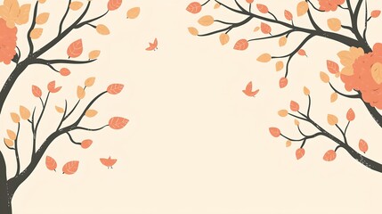 A tree with leaves and a bird flying in front of it