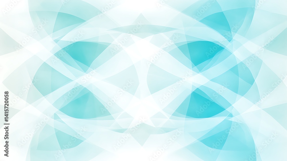 Poster abstract light blue background with soft shapes and fluid design for creative projects