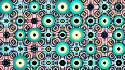 circle motif, circle pattern, symmetrical, circle lines, wall wallpaper, HD