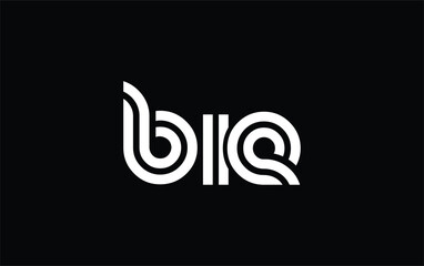 Fototapeta premium BIE Creative Unique Modern Letter Logo Design. Stylized logo featuring a unique letter design, presenting abstract minimalist aesthetics and modern appeal
