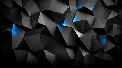 Fototapeta premium Angular shapes create a dynamic interplay of light and shadow in a bold design