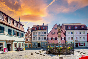 Fototapeta premium Altstadt, Bad Windsheim, Deutschland 