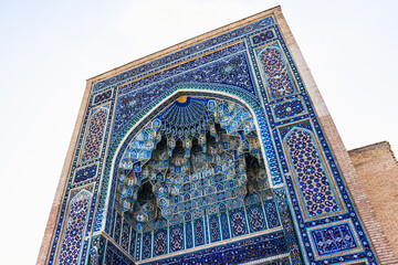 Portal of the Gur-e Amir mausoleum of the Turco-Mongol conqueror Timur
